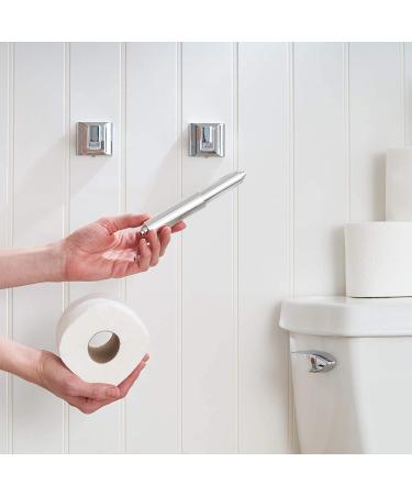 Universal Plastic Spring Loaded Toilet Paper Holder Replacement Chrome - 1 Pack - Buy Online on GoSupps.com