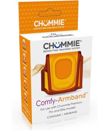 Chummie Comfy Armband for Bedwetting Alarms - Patented Design for Maximum Comfort and Convenience in Orange - Buy Online on GoSupps.com