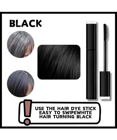SHEBEEDO Root Touch Up Semi Permanent Hair Dye Black Hair Root Colour Touch Up For Grey Hair Cover Up Beard Dye Black For Men Magic Root Cover Up For Womem Nature Water-Resistant Long Lasting (black) - Buy Online on GoSupps.com