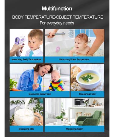 Accurate Non-Contact Infrared Thermometer for Adults | Forehead Fever Alarm & Memory Function - Buy Online on GoSupps.com