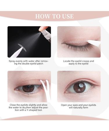 Invisible Eyelid Lift Strips - 240pcs Instant Eyelid Stickers for Hooded Droopy Eyes - Waterproof & Natural Fiber Eye Tapes - Buy Online on GoSupps.com