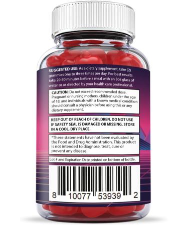 Justified Laboratories Gemini Keto Gummies 1000MG ACV with Pomegranate & Beet Root | 60 Vitamin B12 Gummies for Weight Loss - Buy Online on GoSupps.com