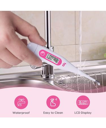 Femometer Vinca Lite Basal Thermometer - Digital Fertility Monitor for Ovulation Cycle Control | Pink - Buy Online on GoSupps.com
