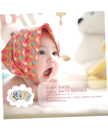 Ipetboom 15 Pcs Bath Ball & Sponge Set - Soft Polyester Bathing Essentials for Toddlers - Buy Online on GoSupps.com