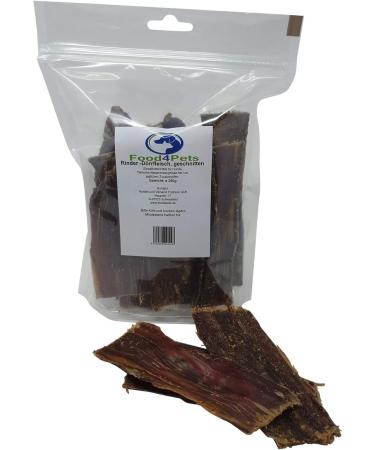 Buy Food4Pets Beef Dried Dog Treats 250g | Premium Dog Chews in Resealable Bag | Pack of 2 - International Shipping - Buy Online on GoSupps.com