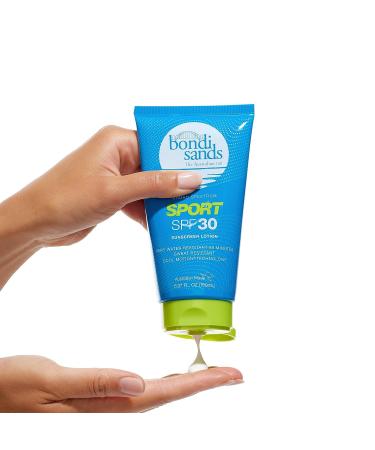 Bondi Sands Sport SPF 30 Sunscreen Lotion | Cool Motion Technology | Non-Greasy, Water & Sweat-Resistant | 5.07 Fl Oz - Buy Online on GoSupps.com