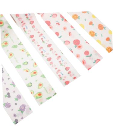 Buy Sosoport Adhesive Tape - 5 Rolls of Multifunctional Decor & Protection Supplies for Fruit Wrapping - Avocado Grape Dog & Strawberry Designs - Buy Online on GoSupps.com