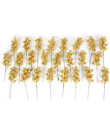 Buy Sorrowso 12pcs Artificial Christmas Branches & Stems | New Year & Spring Festival Home Decoration | Blue Craft Picks - Buy Online on GoSupps.com