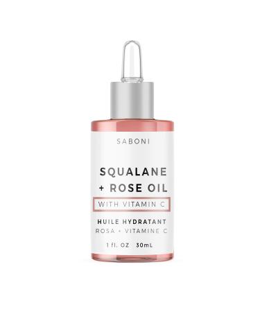 Squalane + Rose Oil with Vitamin C Moisturizing Ant-aging Serum