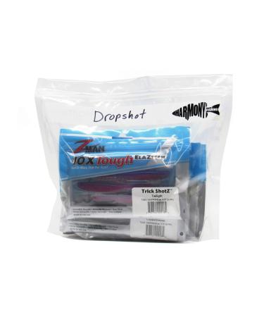 Harmony Fishing Bait Bags (10 Pack) - Durable Clear Storage Bag Organizers for Soft Plastic Baits, Lures, Tackle, and Fishing Accessories