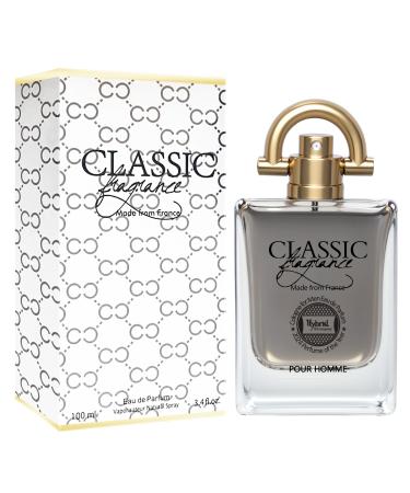 Hybrid & Company Classic France Pour Homme For Men Eau De Parfum Vaporisateur Natural Spray 3.4 Fl Oz Classic France Pour Homme 3.4 Fl Oz (Pack of 1)