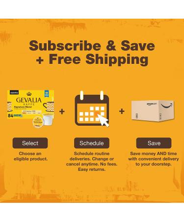 Gevalia Signature Blend Mild Light Roast K-Cup Coffee Pods - 84 ct Box - Buy Online on GoSupps.com