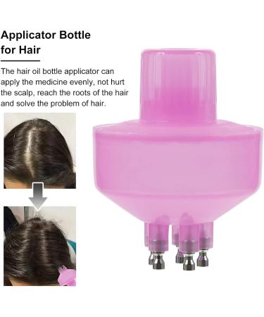 Buy Lurrose Pink Applicator Bottle Set for Hair Coloring & Styling | Empty Plastic Bottles with Funnel & Root Comb - Ideal for Salons & DIY Use - Buy Online on GoSupps.com