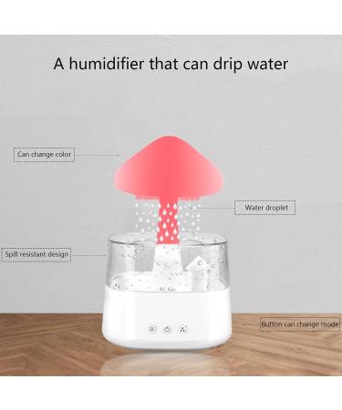 Rain Cloud Humidifier & Diffuser | 7-Color LED Aromatherapy Night Light for Home & Office - Buy Online on GoSupps.com