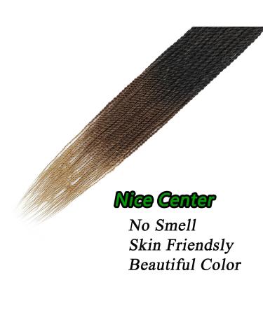 Senegalese Twist Crochet Hair 22 Inch Ombre Prelooped Braids for Black Women - 7 Packs (1B/30/27) - Buy Online on GoSupps.com