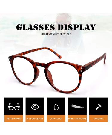 Vecien Reading Glasses - 3 Pieces with Spring Hinges Ultra-Clear Crystal Lenses Stylish Matte Finish Unisex Design 2.5 Diopter - Available in 3 Colors - Buy Online on GoSupps.com
