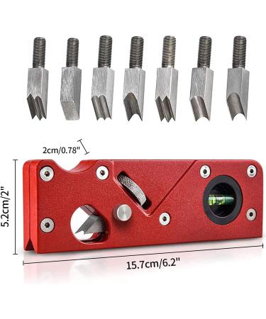 Woodworking Chamfer Plane Woodworking Planer Edge Corner with 7Pcs Replacement Cutter Heads Hand Trimming Flattening Tool Chamfering Planer for Woodworkers Beginners - Buy Online on GoSupps.com