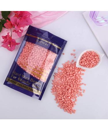 Justwax Wax Beans - Pink Hair Removal Wax Beads (100g) - Effective Waxing Solution for Smooth Skin - 1 Pack - Buy Online on GoSupps.com