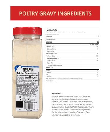 McCormick Gravy Mix Value Bundle - Brown & Poultry Gravy 21oz & 18oz + Custom CMC Measuring Spoon - Best Buy Deal! - Buy Online on GoSupps.com