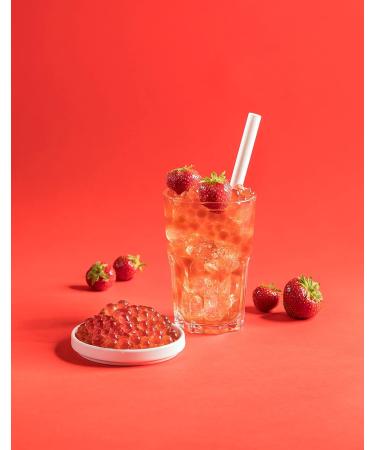 Buy Syrup BoboQ Fruits 2.5kg - Strawberry Flavor Bubble Tea Supplement | International Shipping Available - Buy Online on GoSupps.com