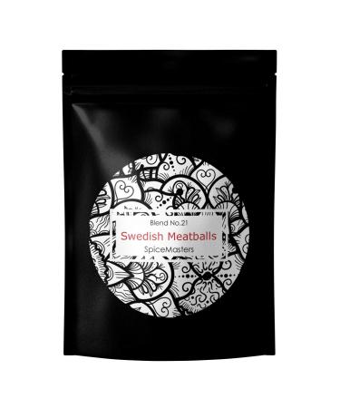 Swedish Meat Balls Spice Mix Superior Hand Blended Premium Mix by Spice Masters - Easy Meals Quickly - Authentic Made Simple - Free Same Day Dispatch Swedish Meatballs 50 g (Pack of 1)