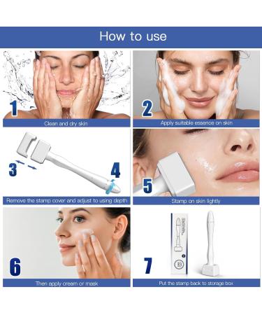 Dermastamp System 0.25mm Microneedling Pen | Face Hair & Beard Derma Roller Alternative for Home Use - International Shipping Available - Buy Online on GoSupps.com