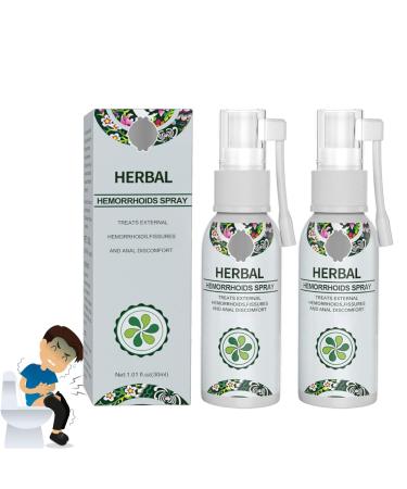 Herbal Hemorrhoid Spray Protection Contre Les H morro des Soulage Les D mangeaisons Les Br lures Et L'inconfort Naturel V g talien Et Sans Cruaut (02)