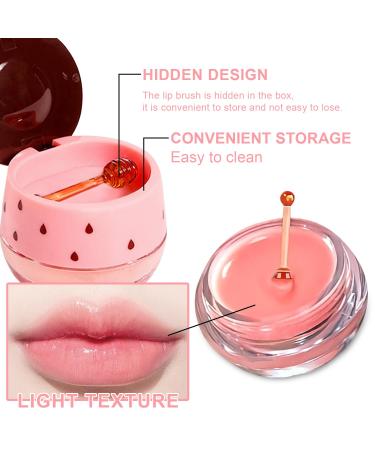6 PCS Bee Lip Balm Honey Pot, Propolis Lip Mask Overnight, Moisturizing Hydrating Lip Sleeping Mask Prevention Dry and Cracked, Reduce Lip Lines (Strawberry&Watermelon&Honey&Cherry&Coconut&Apple Lime) - Buy Online on GoSupps.com