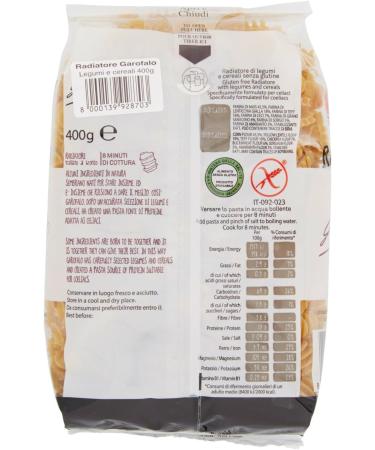 Garofalo Gluten Free Radiatori Pasta With Legumes & Cereals 400 g (Pack of 2) - Buy Online on GoSupps.com