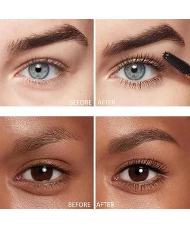4D Fiber Lash Mascara | Voluminous Makeup Lash Mascara for Makeup Lovers - Easy to Apply Naturally Longer & More Attractive Lashes for Family Friends Colleagues Coffee - Buy Online on GoSupps.com
