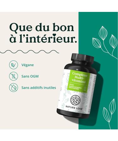 Multivitamin Complex 180 vegan capsules vitamins A-Z and minerals green tea extract citrus bioflavonoids high dosage bioactive forms laboratory-controlled without unnecessary additives - Buy Online on GoSupps.com