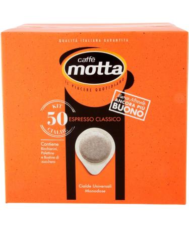  CAFFE' MOTTA Motta Espresso Coffee Single-serve pods 50 x 7g 50 waffles 50 - Buy Online on GoSupps.com