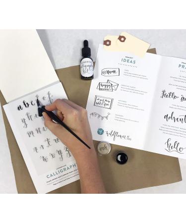 Calligraphy Starter Kit - Beginner Modern Calligraphy Set with Oblique Pen and Nib - Buy Online on GoSupps.com