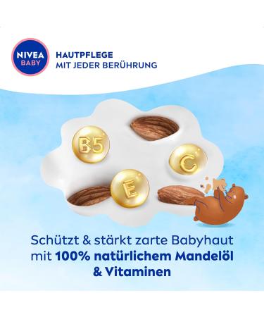 Nivea Baby My First Cream - Vegan Hypoallergenic Moisturizing Cream with Almond Oil & Vitamins (75 ml) | Gentle Skin Protection for Babies - No Microplastics or Parabens - Buy Online on GoSupps.com
