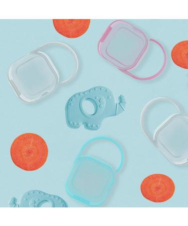 LANEYLI Pacifier Case 2 Pack - Clear Hook Design | Pacifier Holder & Binky Holder Accessories - Buy Online on GoSupps.com