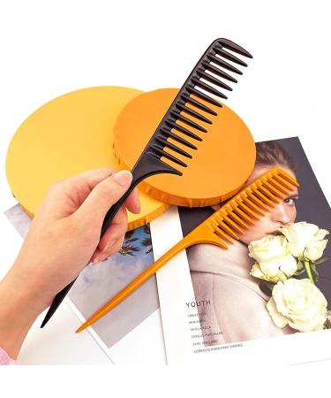 2 Pack Wide Tooth Comb Set for Wet Curly Hair - Detangling & Styling Comb for Men & Women - Anti Static & Heat Resistant - Buy Online on GoSupps.com