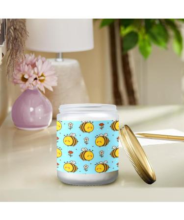 Buy Vanilla Candles | Scented 7 oz Aromatherapy Jar Candles | Long Lasting Gift Set for Women | Perfect Birthday Gifts | Cute Funny Bee Design - Buy Online on GoSupps.com