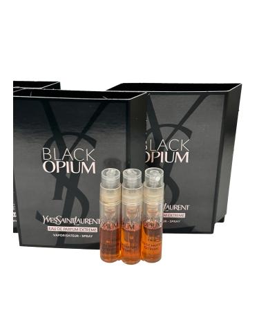 YVES SAINT LAURENT YSL Black Opium EXTREME EDP Sample Women Perfume 1.2 ml / 0.04 oz - set of 3 - Buy Online on GoSupps.com