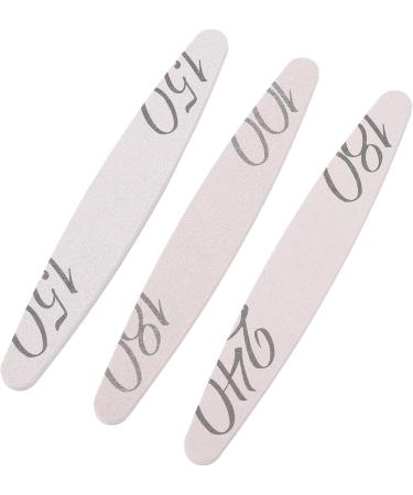 3 Pieces Nail File Set for Manicure Tool Washable and Reusable Nail Buffer File Block Professional Care Suitable for Nails Toenails and Acrylic Nails Easy to Use - Buy Online on GoSupps.com
