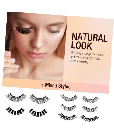 50 Pairs Fluffy Spiky False Eyelashes - Natural Makeup Tools for Women | Realistic Wispy Bulk Extensions - Buy Online on GoSupps.com