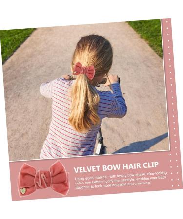 Toyvian 2 Pairs Hair Accessories Bowknot Alligator Clips Bow Hair Barrettes Toddler Bows Velour Barrettes Teens Hair Clips Girl Bow Hair Ornament Hair Bow Autumn and Winter Baby Girl - Buy Online on GoSupps.com