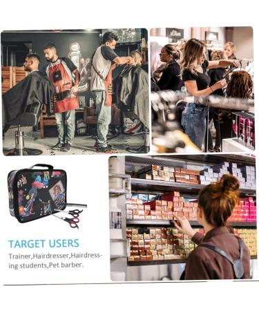 Angoily Hair Stylist Travel Bag | 1pc Toiletries & Makeup Kit | Barber Scissor Pouch | Ideal Storage for Hairdressing & Salon Essentials - Buy Online on GoSupps.com