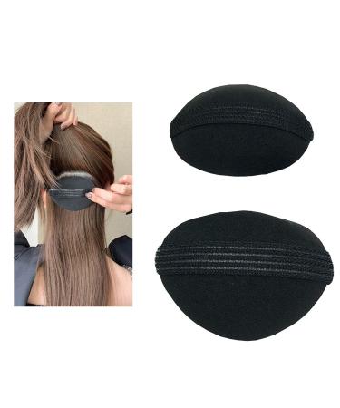 2 pieces dutt pillow nylon material invisible fluffy hair pillow volume hair base not easily removable accessories fluffy hair pad hairstyle help for parties birthday final balls