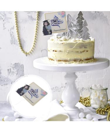 Theaque 2pcs Graduation Cupcake Toppers Cake Topper Decors Graduation Party Decorations - Buy Online on GoSupps.com