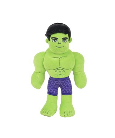 Marvel's Spidey and his Amazing Friends SNF0082 Marvel s Spidey And His Amazing Friends-8-Inch Little Plush Hulk Kids Ages 3 and up-Toys Featuring Your Friendly Neighborhood Heroes Multi
