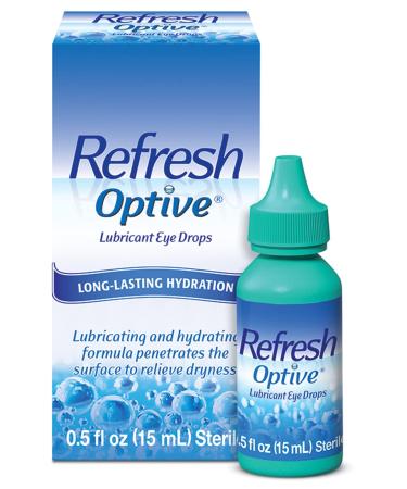 Refresh Optive Lubricant Eye Drops, Sterile, 0.5 Fl. Oz (Pack of 1) 0.5 Fl Oz (Pack of 1)