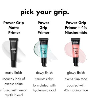 e.l.f. Power Grip Primer matifiant finition mate longue dur e convient tous les types de peau infus avec un m lange de l don des marais v g talien et sans cruaut  - Buy Online on GoSupps.com