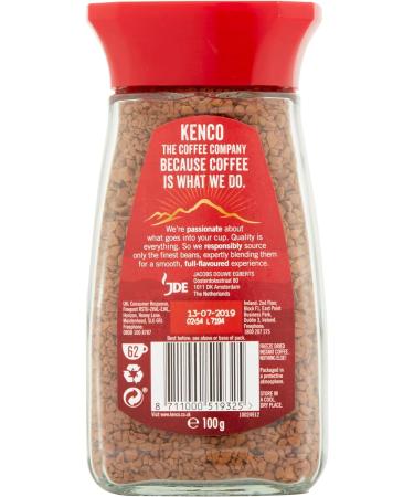Kenco Smooth Instant Coffee 100g - Rich and Favourite Blend (1 Pack) - Buy Online on GoSupps.com