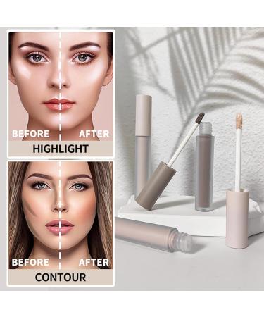  Mwqpgyh Contour pencil highlighter pencil 2x blendable contour makeup pencil - Eyeshadow highlighter highlighter cosmetic eye brightener sticks for women and girls - Buy Online on GoSupps.com