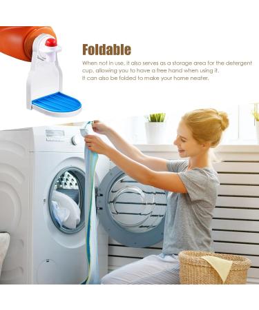 Laundry Detergent Dispenser Laundry Drip Cup Holder Fabric Softener Laundry Cup Holder Flexible Convenient Detergent Drip Catcher for Preventing Mess and Leakage and Laundry Soap Station - Buy Online on GoSupps.com